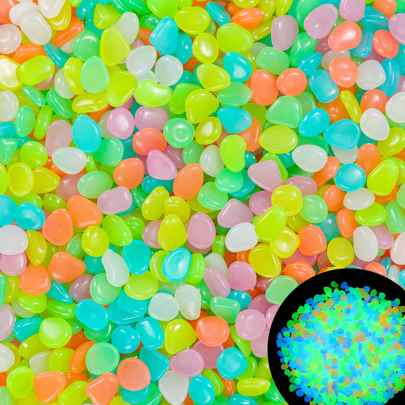 Aquarium Marine Stone - 100 pièces brillent dans le noir