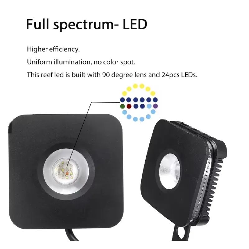 Lampe LED 30W pour aquarium d' - Marine Aquarium Hours avis et prix