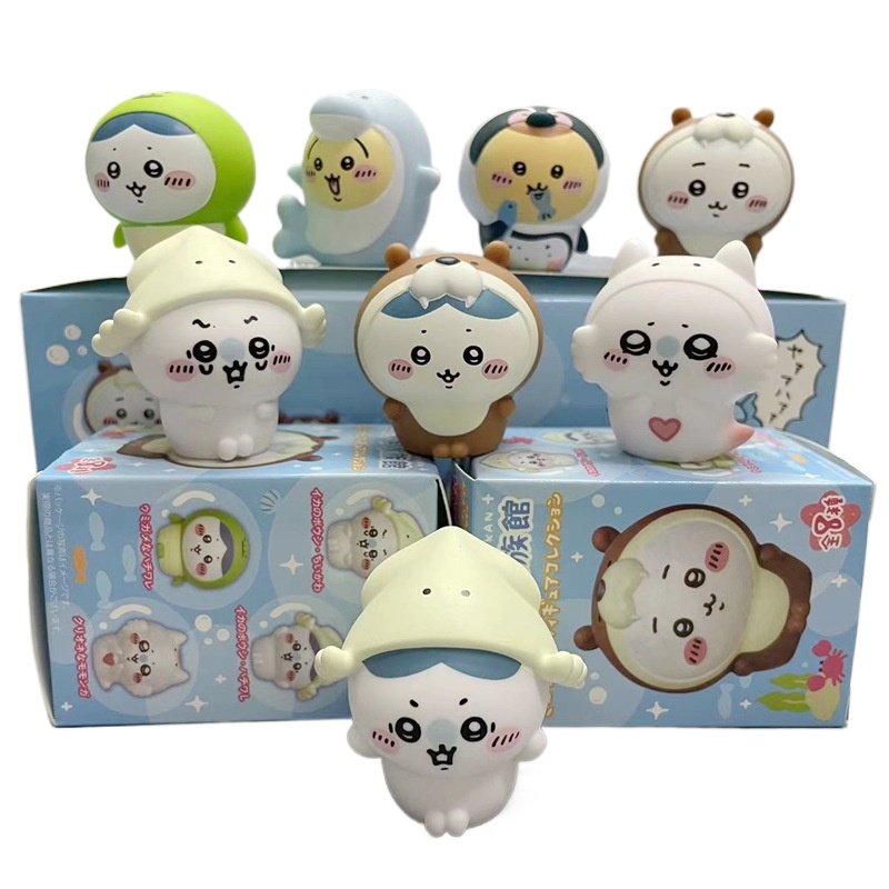 8 figurines/boîte Kawaii Chiik - Marine Life Aquariums avis et prix